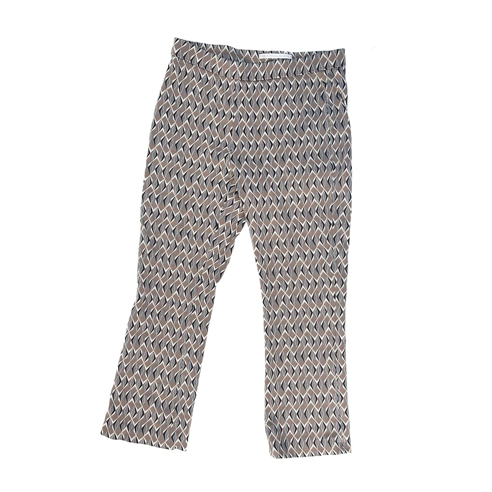 Anthropologie Raffaello Rossi Macy 7/8 Pants Geometric Print Size 40